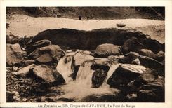 CPA Les Pyrenees Cirque de Gavarnie Le Pont de Neige 