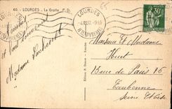 CPA Lourdes La Grotte 