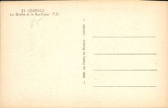 CPA Lourdes La Grotte et la Basilique 