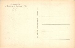 CPA Lourdes La Grotte et la Basilique 