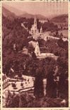 CPA Lourdes La Basilique et le Monument Interallie 