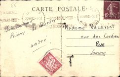 CPA Lourdes la Basilique la ville et le Pic du Jer 