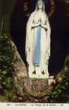 CPA Lourdes La Vierge de la Grotte 