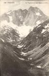 CPA Les Pyrenees Le Vignemale et son Glacier 