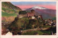 CPA Lourdes H P Le Chateau Fort 