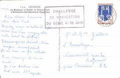 CPA Souvenir de Lourdes La Basilique la Grotte le Chateau Fort la Benediction des Malades et l'Appar