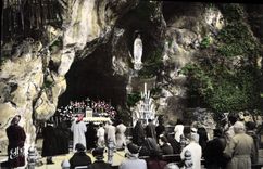 CPA Lourdes La Grotte Miraculeuse 