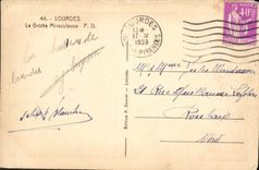 CPA Loudres La Grotte Miraculeuse 