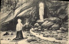 CPA Lourdes La Grotte 