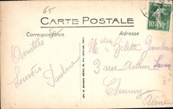 CPA Lourdes L'Apparition 