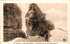 CPA Les Pyrenees Gavarnie La Breche de Roland core France 