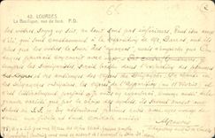 CPA Lourdes La Basilique vue de face 