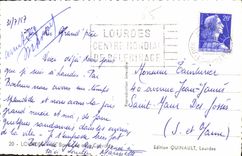 CPA Lourdes La Basilique et le Calvaire 