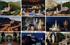 CPA Souvenir de Lourdes 