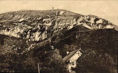 CPA Lourdes Hautes Pyrenees Le Funiculaire du Pic du Jer et la Gave 