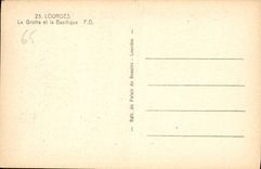 CPA Lourdes La Grotte et la Basilique 