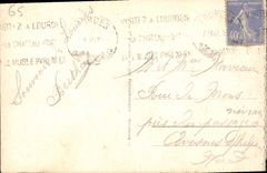 CPA Lourdes La Basilique et le Gave 