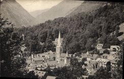 CPA Cauterets Le nouveua Clocher vue du Chimen de Cambasque 