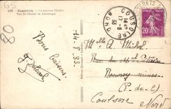 CPA Cauterets Le nouveua Clocher vue du Chimen de Cambasque 