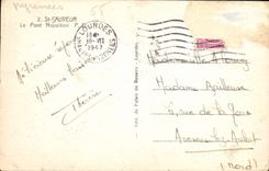 CPA St Sauveur Le Pont Napoleon 