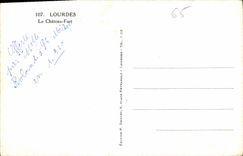 CPA Lourdes Le Chateau Fort 