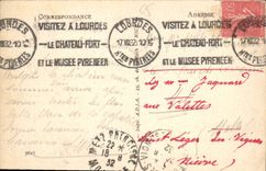 CPA Souvenir de Lourdes 