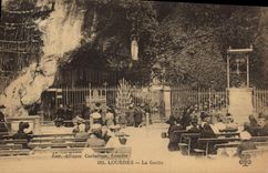 CPA Lourdes La Grotte 
