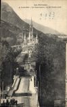 CPA Les Pyrenees Lourdes Le Sactuaire vu du Boulevard 