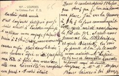 CPA Lourdes Le Chateau Fort 
