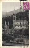 CPA Lourdes La Basilique 