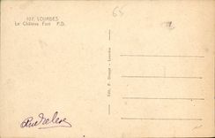 CPA Lourdes Le Chateau Fort 