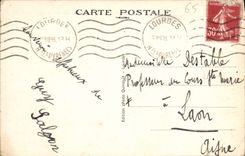 CPA Lourdes La Basilique vue du Chateau Fort 