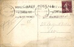 CPA Lourdes Entree de la Crypte 