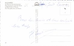 CPA Lourdes Le Gave et les Sanctuaires 