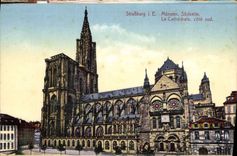 CPA Strasbourg La Cathedrale cote sud 