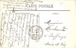 CPA Monte Carlo Vue prise de la route de Menton 