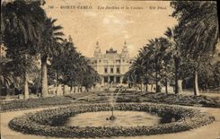 CPA Monte Carlo Les Jardins et le Casino 