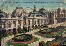 CPA Monte Carlo Ensemble du Casino Demerle et Dutroux architectes 