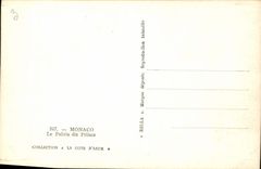 CPA Monaco Le Palais du Prince 