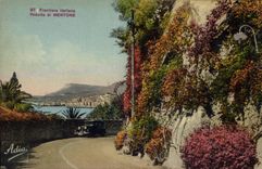 CPA Frontiers Itallana Vedutta di Mentone 