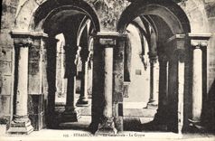 CPA Strasbourg La Cathedrale La Crypte 