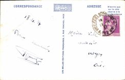 CPA Villefranche sur Mer Vue generale et la Rade 