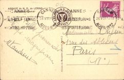 CPA Abbaye de N D de Lerins Ile Saint Honorat Le Monastere fortifie et Recifs 