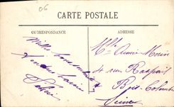 CPA Monte Carlo Echappee sur la Mer vers Roquebrune 