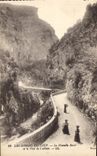 CPA Les Gorges du Loup La Nouvelle Route et le Pont de l'Abime 