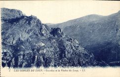 CPA Les Gorges du Loup Gourdon et le Viaduc du Loup 