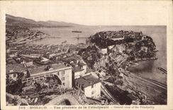 CPA Monaco Vue generale de la Principaute 