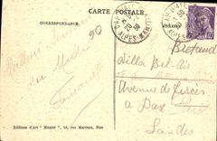 CPA Monte Carlo le Casino et le Cafe de Paris 