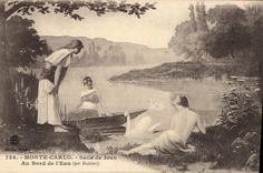 CPA Monte Carlo Salle de jeux au Bord de l'Eau par Hodebert 