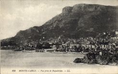 CPA Monte Carlo vue prise de Roquebrune 
